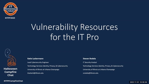 Thumbnail for Vulnerability Management Tools for the IT Pro