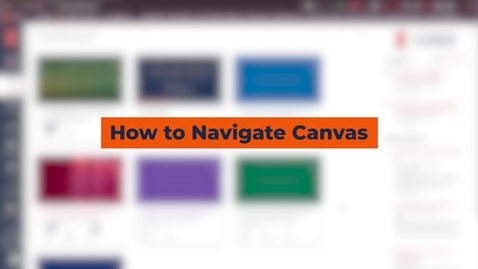 Thumbnail for entry How to Navigate Canvas