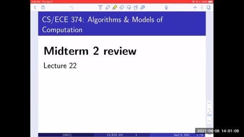 Thumbnail for entry CSECE374-SP21-BL1 Lecture 22