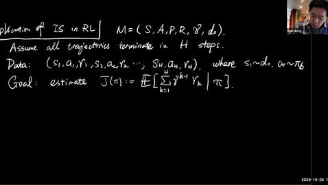 Thumbnail for CS 598 Stat RL (F20) 10/28