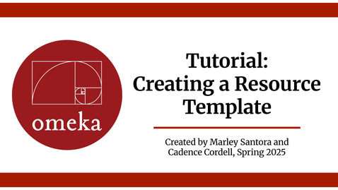 Thumbnail for Tutorial: Creating a Resource Template