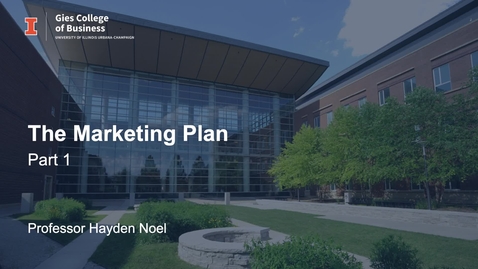 Thumbnail for The Marketing Plan Part 1
