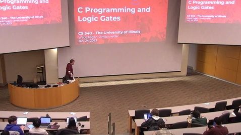 Thumbnail for CS 340 - Lecture #3: C Programming and Logic Gates (Spring 2023, Wade Fagen-Ulmschneider)