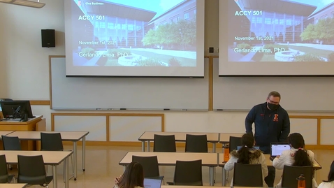 Thumbnail for Accounting Analysis I (ACCY 501 MSF) Fall 2021