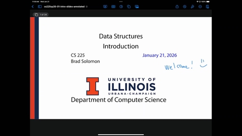 Thumbnail for CS 225 Spring 2026