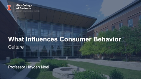 Thumbnail for entry What Influences Consumer Behavior Culture