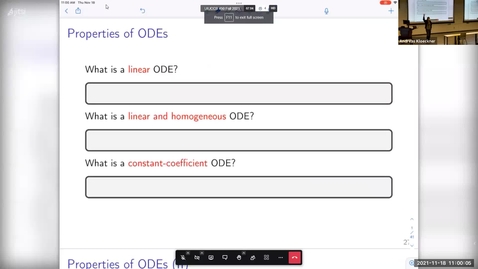 Thumbnail for entry CS450 Lecture 26 November 18 (via Zoom)