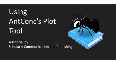 Thumbnail for AntConc's Plot Tool