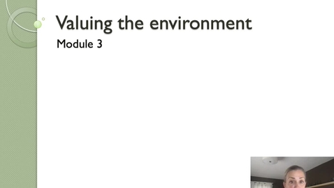 Thumbnail for NRES 102 Module 3: environmental policy, part 1