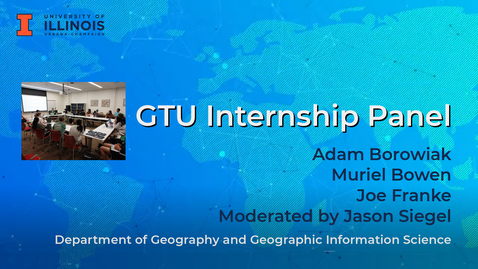 Thumbnail for entry GTU Internship Panel