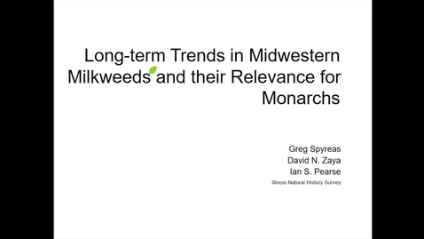 Thumbnail for NRES 2016 Fall Seminar - Greg Spyreas