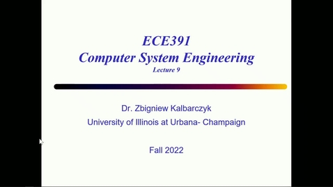 Thumbnail for entry ECE 391 2022 Fall