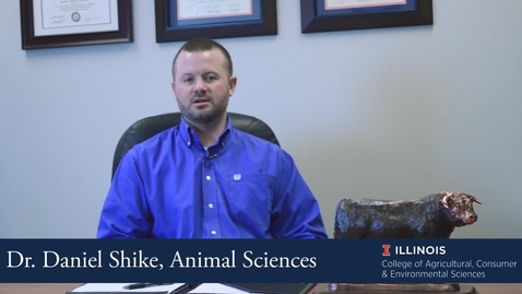 Thumbnail for Dan Shike - Department of Animal Sciences, University of Illinois at Urbana Champaign