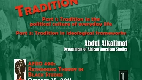 Thumbnail for AFRO 490: Tradition
