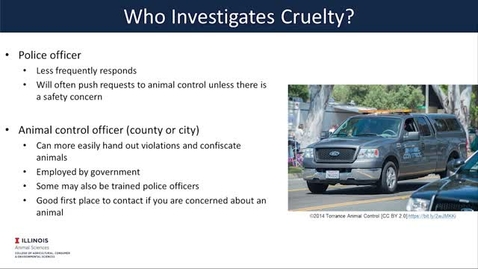 Thumbnail for (ANSC 250) Other Illinois State and Local Laws