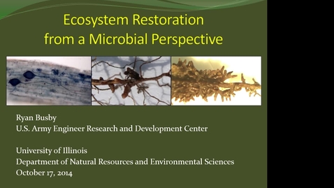Thumbnail for NRES 2014 Fall Seminar Series 141017 - Ryan Busby