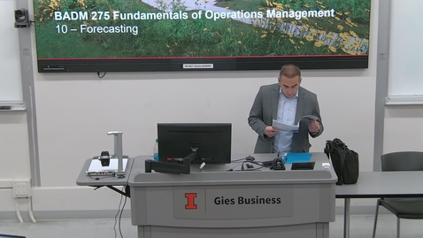 Thumbnail for Operations Management (BADM 275 F) Fall 2023