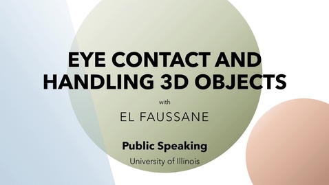 Thumbnail for Eye Contact and 3D Objects