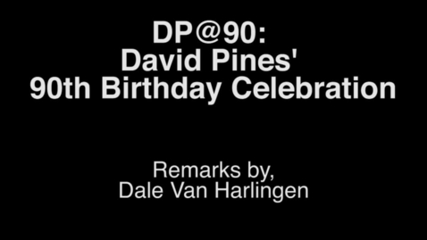 Thumbnail for entry Dale Van Harlingen