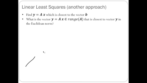 Thumbnail for Linear Least Squares - 4: Graphical Interpretation
