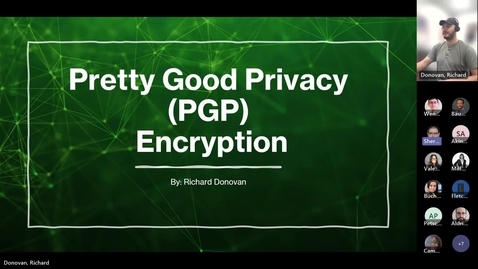 Thumbnail for entry PGP (Pretty Good Privacy) Encryption