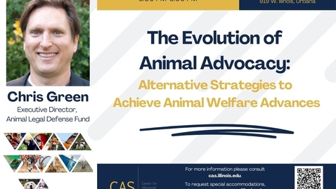 Thumbnail for Chris Green, The Evolution of Animal Advocacy