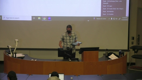 Thumbnail for Lecture 27 (November 28, via lecture capture)