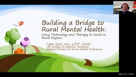 Thumbnail for BHWELL CEU event 11.19.2020 Rural Mental Health Video