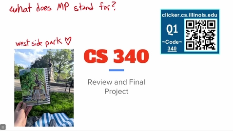 Thumbnail for CS 340 Introduction to Computer Systems Spring 2026