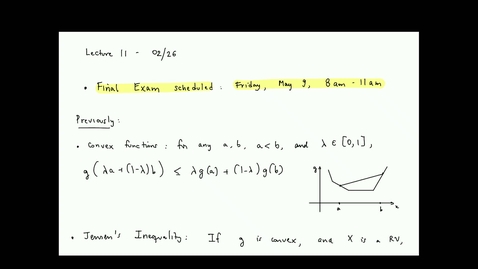 Thumbnail for Random Processes (ECE 534 F) (ECE 534 ONL) Spring 2025