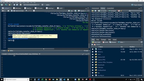 Thumbnail for Frequency Tables