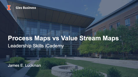 Thumbnail for entry Process Maps vs Value Stream Maps