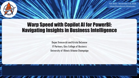 Thumbnail for Warp Speed with Copilot AI for PowerBI: Navigating Insights in Business Intelligence