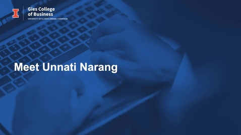 Thumbnail for Meet instructor Unnati Narang