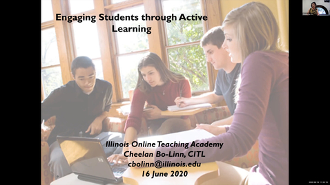 Thumbnail for entry OTA: Engaging Students through Active Learning in a Synchronous Online Session