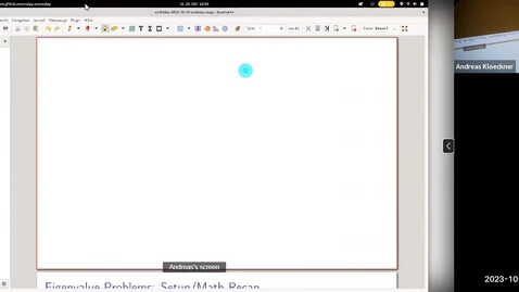 Thumbnail for Lecture 15, October 10 (via Zoom)