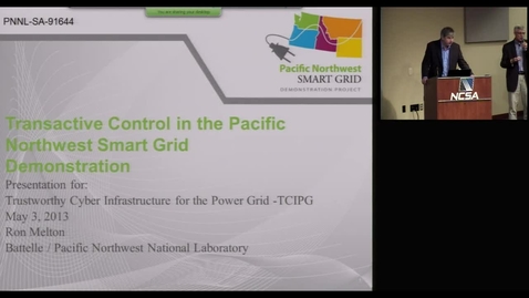 Thumbnail for Transactive Control in the Pacific Northwest Smart Grid Demonstration