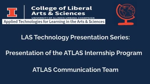 Thumbnail for entry Presentation of the ATLAS Internship Program by the ATLAS Communications Team