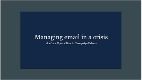 Thumbnail for Caffeine Break - Brian Mertz - Managing email in a crisis - April 17, 2020