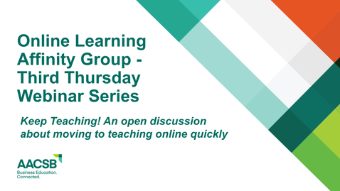 Thumbnail for Keep Teaching - An open discussion about moving to teaching online quickly