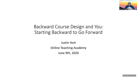 Thumbnail for OTA: Backward design