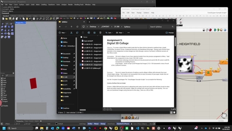 Thumbnail for Rhino + Grasshopper - Terrain and Foliage 2025-10-28