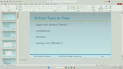 Thumbnail for Introduction to Computing (ECE 120 AL5) Spring 2026