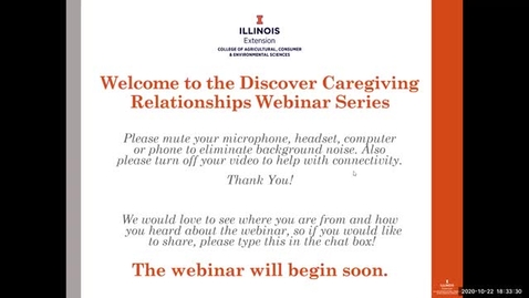 Thumbnail for entry Changing Relationships in Caregiving