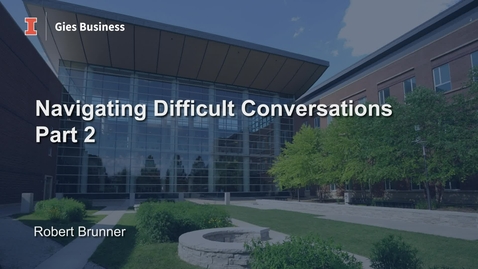 Thumbnail for Navigating Difficult Conversations Part 2