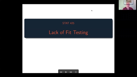 Thumbnail for STAT 425 Week 07 - Testing for Lack of Fit