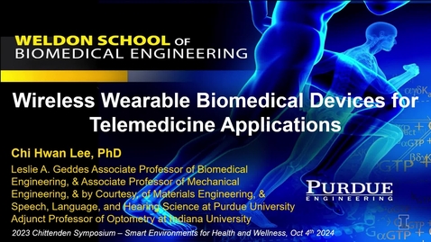 Thumbnail for entry Wireless Wearable Biomedical Devices for Telemedicine Applications (Chittenden Symposium)