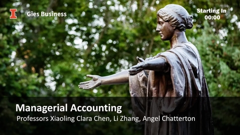 Thumbnail for 6.2 - Managerial Accounting (ACCY 503) Live Session