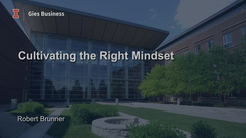 Thumbnail for entry Cultivating the Right Mindset