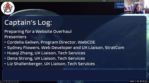 Thumbnail for Captain’s Log: Preparing for a Website Overhaul
